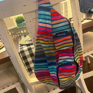 Kavu Roped Sling Crossbody Backpack—Chroma Stripe